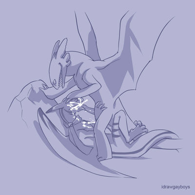 Night Fury Oral Sex
art by idrawgayboys
Keywords: how_to_train_your_dragon;httyd;night_fury;toothless;dragon;feral;male;M/M;penis;oral;spooge;idrawgayboys