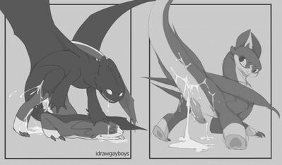 Thunder
art by idrawgayboys_thunderisaslut
Keywords: how_to_train_your_dragon;httyd;thunder;night_fury;dragon;male;feral;solo;M/M;penis;from_behind;anal;spooge;idrawgayboys