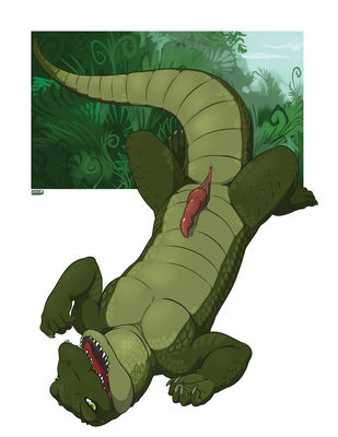 Male Croc
art by iggi
Keywords: crocodilian;crocodile;male;feral;solo;penis;iggi