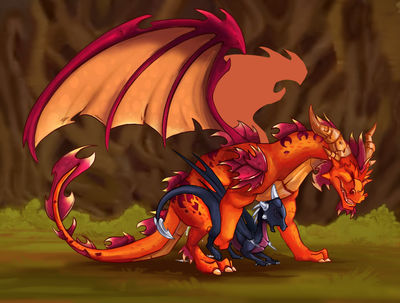 Ignitus Mounting Cynder
unknown creator
Keywords: videogame;spyro_the_dragon;dragon;dragoness;ignitus;cynder;male;female;feral;M/F;from_behind;suggestive;spooge