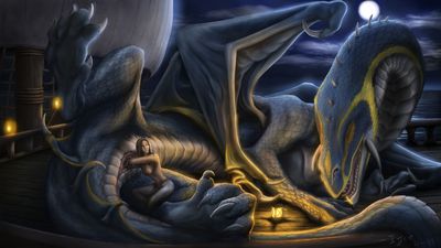 Longwing on Deck (Temeraire)
art by ijoe
Keywords: beast;temeraire;dragoness;longwing;feral;human;woman;female;lesbian;vagina;fisting;masturbation;vaginal_penetration;spooge;ijoe