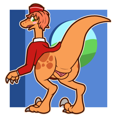 Trisha Troodon (Dinosaur Train)
art by ikakins
Keywords: cartoon;dinosaur_train;trisha_troodon;dinosaur;theropod;troodon;female;anthro;solo;cloaca;ikakins