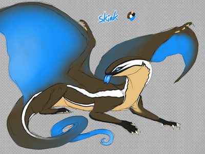 Skink
art by corvid_female
Keywords: dragon;lizard;skink;hybrid;feral;solo;non-adult;corvid_female