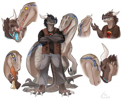 Raptor Companion
art by imperatorcaesar
Keywords: jurassic_world;dinosaur;theropod;raptor;deinonychus;blue;female;feral;dragon;male;anthro;non-adult;imperatorcaesar