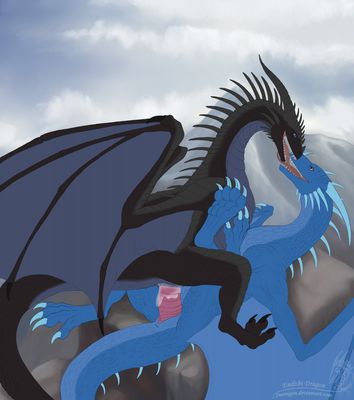 Wyvern Riding
art by inereigan
Keywords: dragon;dragoness;wyvern;male;female;feral;M/F;penis;cowgirl;vaginal_penetration;spooge;inereigan