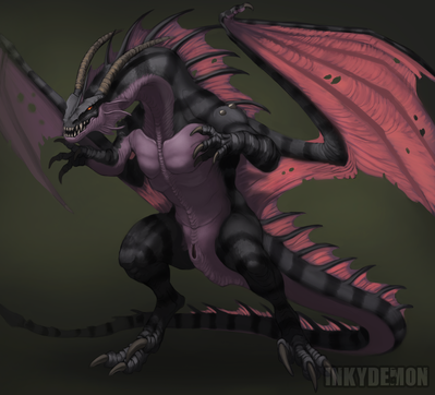 Azi Dahaka (Dragon Valor)
art by inkydemon
Keywords: videogame;dragon_valor;azi_dahaka;dragon;male;solo;sheath;inkydemon