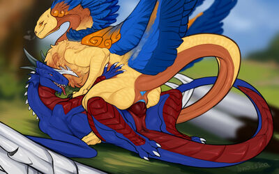 BALUHUN and Korakoran
art by inno-sjoa
Keywords: dragon;dragoness;male;female;feral;M/F;penis;cowgirl;vaginal_penetration;inno-sjoa