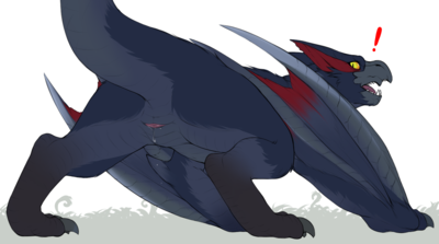 Nargacuga
art by iriedono
Keywords: videogame;monster_hunter;dragoness;wyvern;nargacuga;female;feral;solo;cloaca;presenting;spooge;iriedono