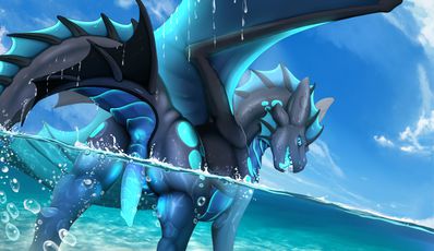 Cooling Off
art by ishiru
Keywords: dragon;male;feral;solo;penis;ishiru