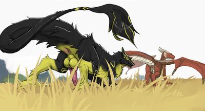 Hunter
art by ishiru
Keywords: dragon;dragoness;male;female;feral;M/F;penis;vagina;suggestive;ishiru
