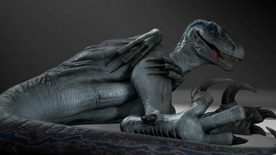 Blue Lounging
art by ivorylagiacrus
Keywords: jurassic_world;dinosaur;theropod;raptor;deinonychus;blue;female;feral;solo;cloaca;cgi;ivorylagiacrus