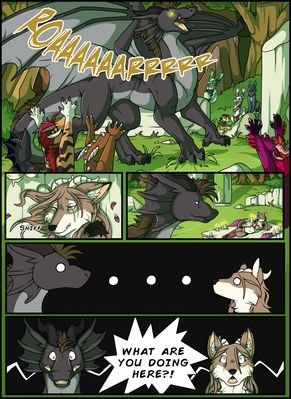 Princess Rush 2, page 10
art by jagon
Keywords: comic;dungeons_and_dragons;kobold;dragon;dragoness;hybrid;feral;anthro;furry;canine;wolf;male;female;anthro;solo;non-adult;jagon