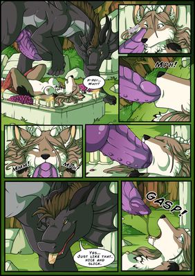 Princess Rush 2, page 15
art by jagon
Keywords: comic;dungeons_and_dragons;kobold;dragon;furry;canine;wolf;dragoness;hybrid;male;feral;female;anthro;breasts;M/F;missionary;penis;oral;closeup;spooge;jagon