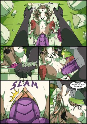 Princess Rush 2 (page 17)
art by jagon
Keywords: comic;dragon;male;feral;dragoness;furry;canine;wolf;hybrid;M/F;penis;missionary;vaginal_penetration;closeup;jagon