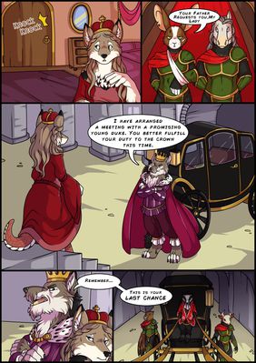 Princess Rush 2, page 03
art by jagon
Keywords: comic;furry;canine;wolf;male;female;anthro;solo;non-adult;jagon