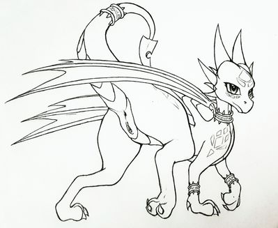 Cynder
art by jak9
Keywords: videogame;spyro_the_dragon;dragoness;cynder;female;feral;solo;vagina;presenting;jak9