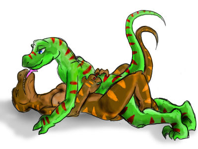 Jen On Top
unknown artist
Keywords: dinosaur;theropod;raptor;male;female;anthro;breasts;M/F;missionary