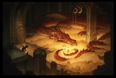 Smaug
art by jgerard
Keywords: lord_of_the_rings;lotr;dragon;wyvern;smaug;male;feral;solo;hoard;non-adult;jgerard