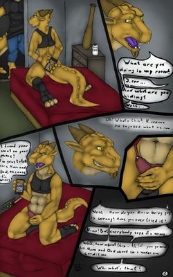 Just Give It A Try 2
art by kloogshicer
Keywords: comic;dragon;male;anthro;M/M;solo;penis;masturbation;kloogshicer