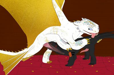 Night_fury Oral Servicing
art by john_carver_dragon
Keywords: how_to_train_your_dragon;httyd;night_fury;dragon;male;feral;M/M;penis;oral;internal;john_carver_dragon