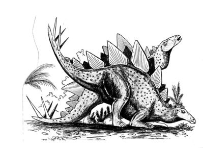 Stegosaurs Mating
art by jorge_palacios
Keywords: dinosaur;stegosaurus;male;female;feral;M/F;from_behind;jorge_palacios