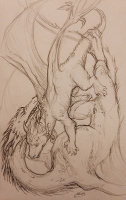 Dragon Mating Flight 1
art by justaholmesboy
Keywords: dragon;feral;male;M/M;penis;suggestive;justaholmesboy