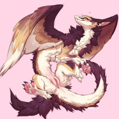 Koira
art by k0ira
Keywords: dragoness;female;feral;solo;vagina;presenting;k0ira