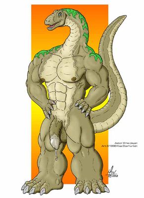 Astor
art by kaa
Keywords: dinosaur;sauropod;apatosaurus;male;anthro;solo;penis;kaa