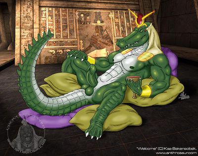 Welcome
art by kaa
Keywords: crocodilian;crocodile;male;anthro;solo;penis;kaa