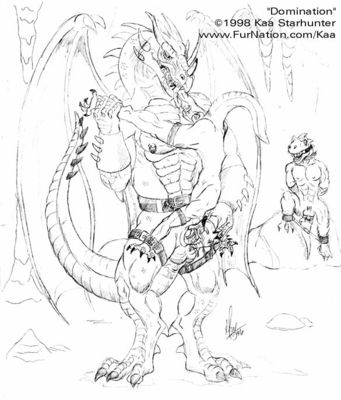Domination
art by kaa
Keywords: dragon;anthro;male;M/M;penis;oral;69;kaa