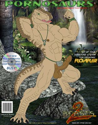 Pornosaur
art by kaa
Keywords: dinosaur;theropod;tyrannosaurus_rex;trex;male;anthro;solo;penis;kaa