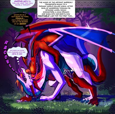 Scalebound Excerpt
art by kahze
Keywords: comic;dragon;dragoness;male;female;feral;M/F;penis;from_behind;vaginal_penetration;spooge;kahze