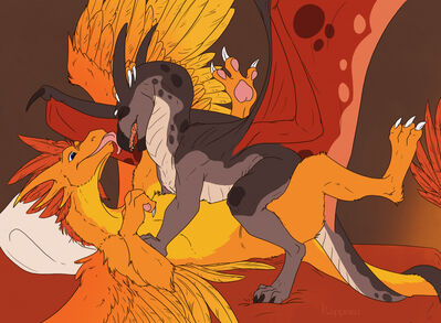 Feral Night
art by kappuru
Keywords: dragon;male;feral;M/M;missionary;anal;suggestive;kappuru