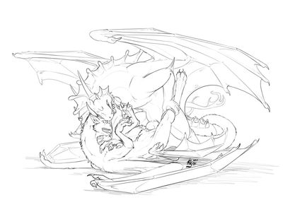 Dragon Sex
art by karukuji
Keywords: dragon;dragoness;male;female;feral;M/F;penis;missionary;vaginal_penetration;karukuji