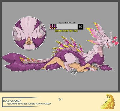 Under Mizutsune
art by kayasamix
Keywords: beast;videogame;monster_hunter;mizutsune;dragoness;female;feral;human;man;male;M/F;penis;cowgirl;vaginal_penetration;closeup;kayasamix