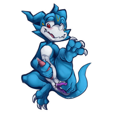 Veemon
art by kayla-na
Keywords: anime;digimon;dragon;veemon;male;anthro;solo;penis;masturbation;spooge;kayla-na