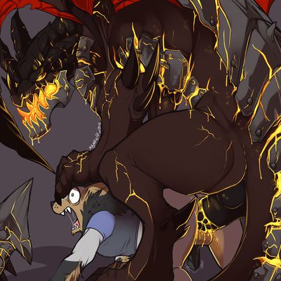 Deathwing Sex
art by kayla-na
Keywords: videogame;world_of_warcraft;dragon;deathwing;feral;furry;canine;anthro;male;M/M;penis;from_behind;anal;spooge;kayla-na