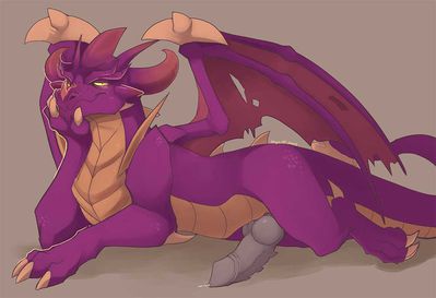 Malefor
art by kayla-na
Keywords: videogame;spyro_the_dragon;dragon;malefor;male;anthro;solo;penis;spooge;kayla-na