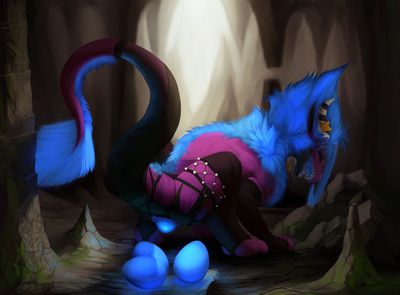 Oviposition
art by kazzyboii
Keywords: dragoness;female;feral;solo;egg;oviposition;vagina;spooge;kazzyboii