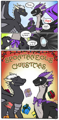 Spontaneous Xmas
unknown artist
Keywords: dragon;feral;holiday;humor;non-adult