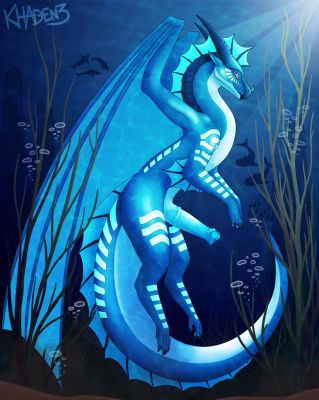 Secrets of the Sea (Wings_of_Fire)
art by khaden3
Keywords: wings_of_fire;seawing;dragon;male;feral;solo;penis;khaden3