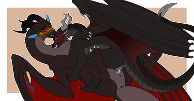 Sexy Gals
art by khaoticinterests
Keywords: dragoness;female;feral;lesbian;missionary;vagina;masturbation;spooge;khaoticinterests