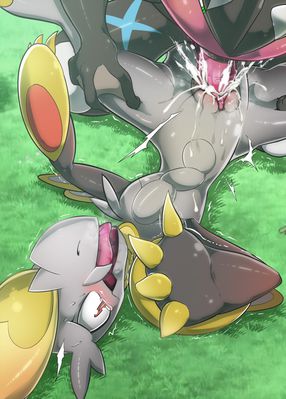 Greninja Fun
art by kicktyan
Keywords: anime;pokemon;dragon;frog;greninja;male;female;anthro;M/F;penis;missionary;vaginal_penetration;orgasm;ejaculation;spooge;kicktyan