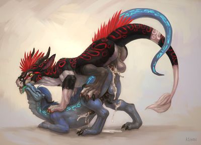 Dragon Sex
art by klongi
Keywords: dragon;male;feral;M/M;penis;from_behind;anal;spooge;klongi