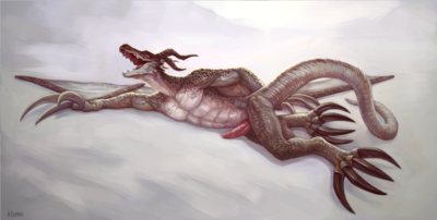 Wyvern Chilling
art by klongi
Keywords: dragon;wyvern;male;anthro;solo;penis;klongi