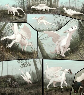 Chara's Hunt
art by kodardragon
Keywords: dragoness;female;feral;solo;vagina;kodardragon