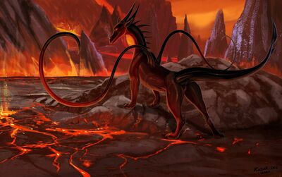 Fire Dragoness
art by kodardragon
Keywords: dragoness;female;feral;solo;vagina;kodardragon