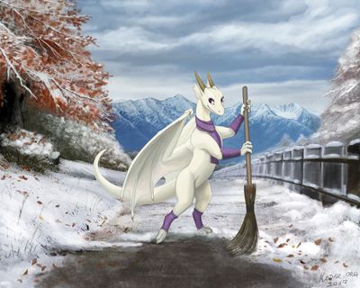 November
art by kodardragon
Keywords: dragoness;female;feral;solo;non-adult;kodardragon