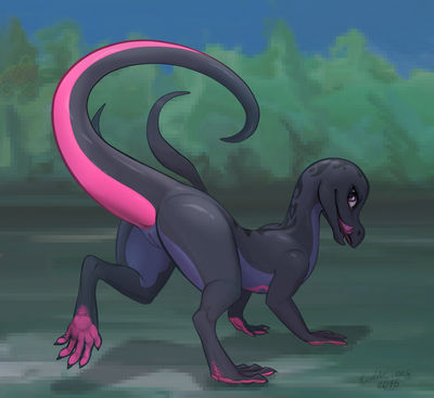 Salazzle
art by kodardragon
Keywords: anime;pokemon;lizard;salazzle;female;anthro;solo;vagina;kodardragon