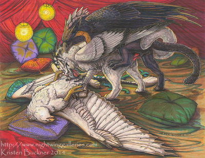 Gryphon Spitroast
art by silvermoon
Keywords: gryphon;male;female;feral;M/F;threeway;spitroast;penis;from_behind;vaginal_penetration;oral;silvermoon